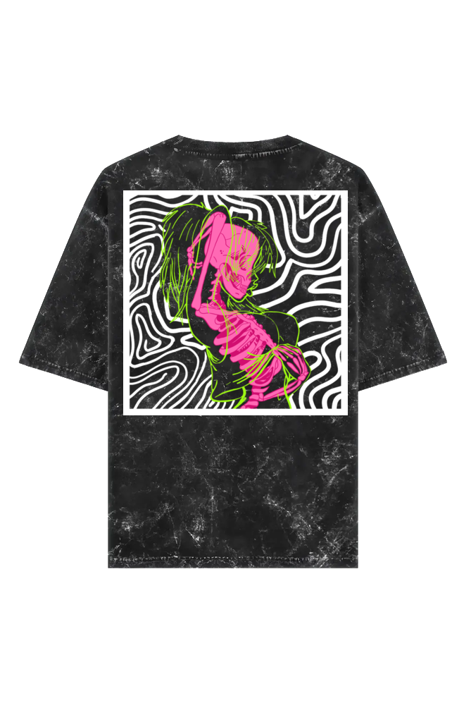 Skin Deep Acid-wash Oversized Tshirt
