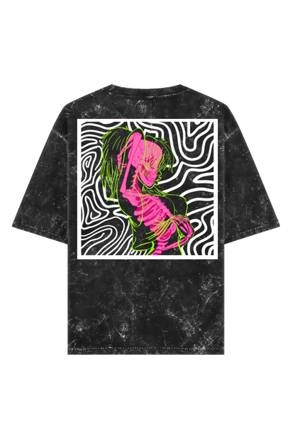 Skin Deep Acid-wash Oversized Tshirt