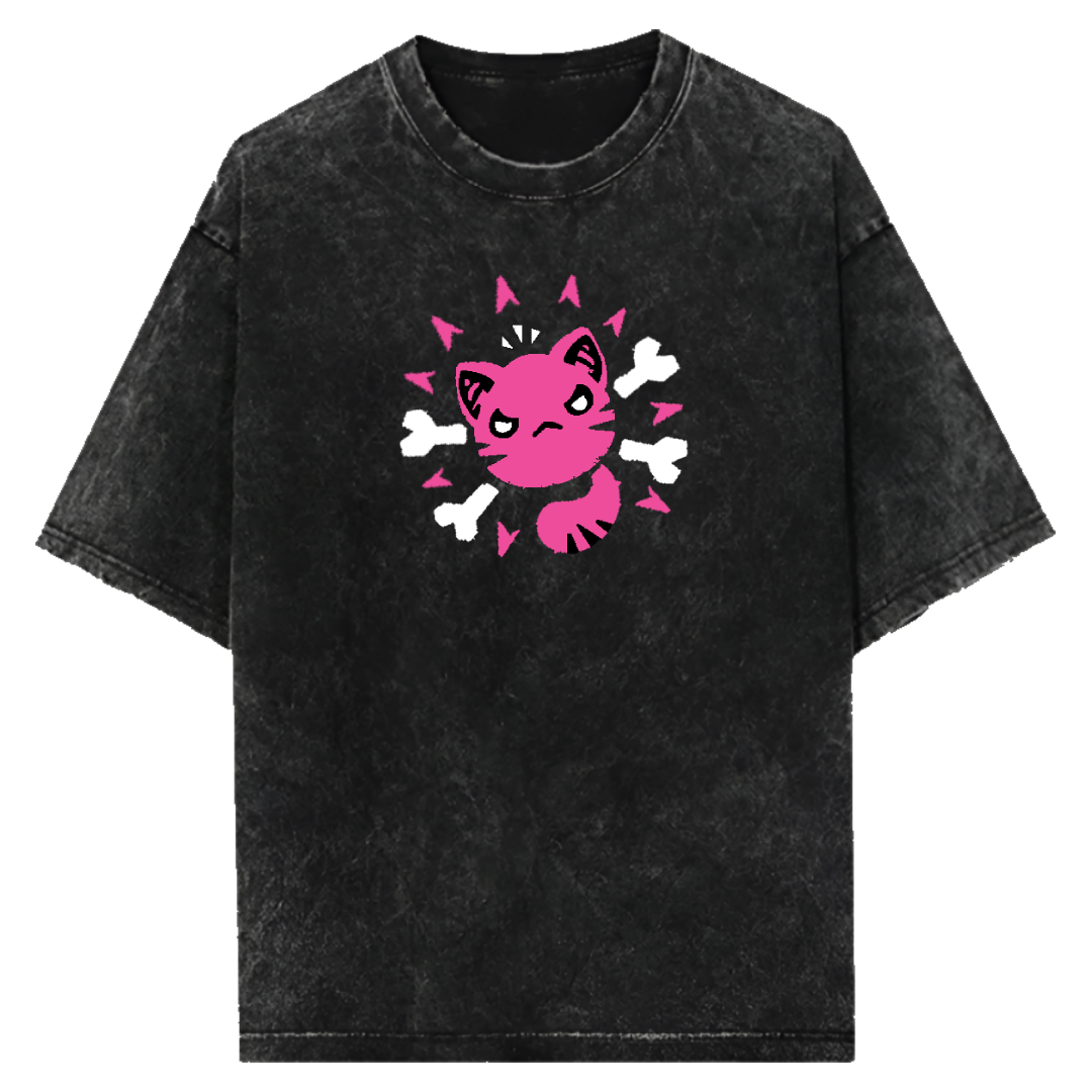 Catto Acid Wash Oversized T-shirt